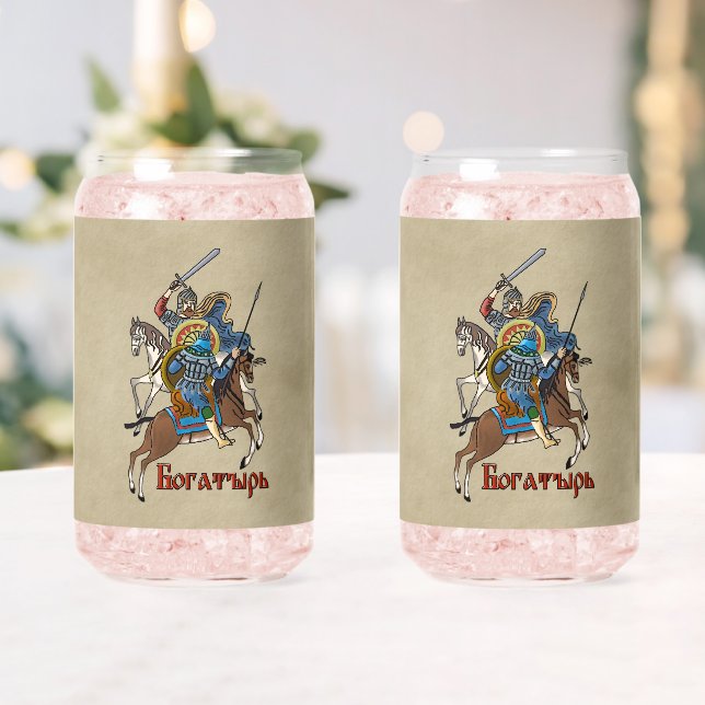 Medieval Russian Bogatyr Can Glass (Insitu (Wedding))