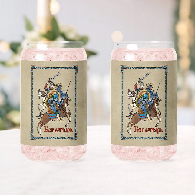 Medieval Russian Bogatyr Can Glass (Insitu (Wedding))