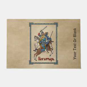 Medieval Russian Bogatyr Doormat