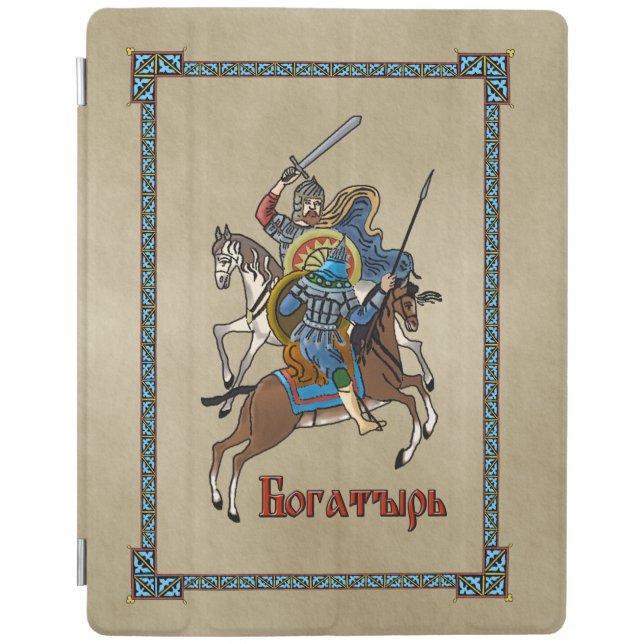 Medieval Russian Bogatyr iPad Smart Cover (Front)