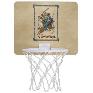 Medieval Russian Bogatyr Mini Basketball Hoop
