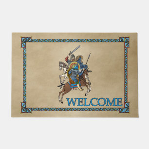 Medieval Russian Bogatyr - Welcome Doormat