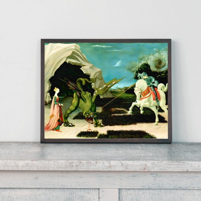 Medieval Saint George and the Dragon Poster (Creator Uploaded)