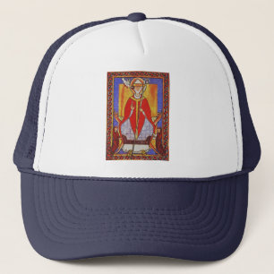 Medieval Saint Gregory the Great Icon  Trucker Hat