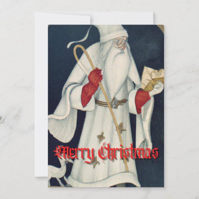 Medieval Santa Christmas Card (Front)