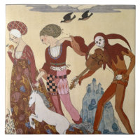 Medieval Scene by Georges Barbier