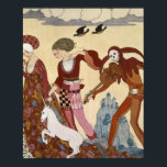 Medieval Scene by Georges Barbier Poster<br><div class="desc">ImageID: AABR001491 / Stapleton Collection / Corbis / Medieval Scene by Georges Barbier /</div>