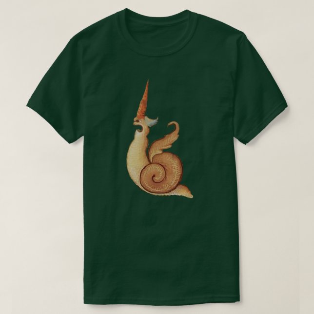 Medieval "Screaming Snail" T-Shirt (Design Front)