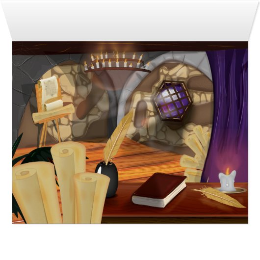 Medieval Scribe Study (Inside Horizontal (Bottom))