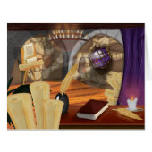 Medieval Scribe Study (Front Horizontal)