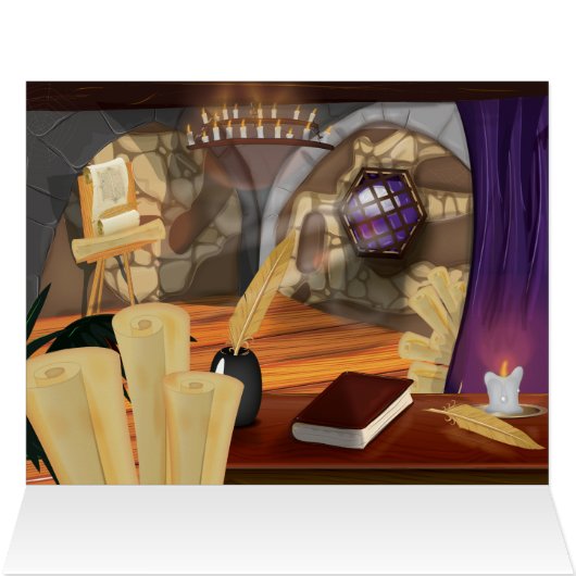 Medieval Scribe Study (Inside Horizontal (Top))