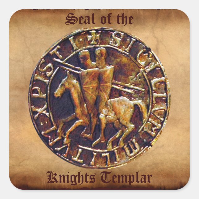 Medieval Seal of the Knights Templar (Front)