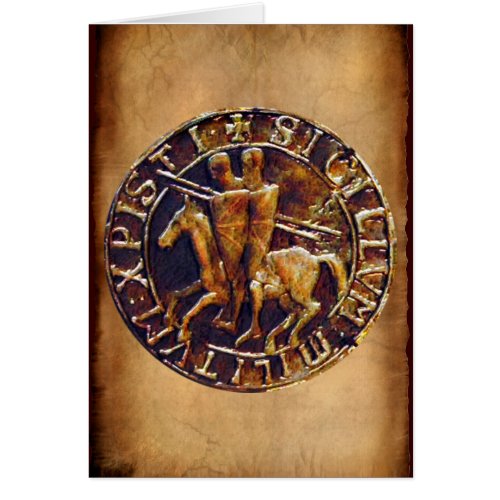 Medieval Seal of the Knights Templar