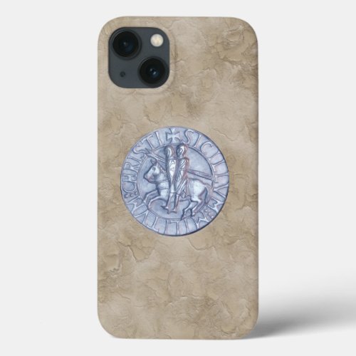 Medieval Seal of the Knights Templar iPhone 13 Case