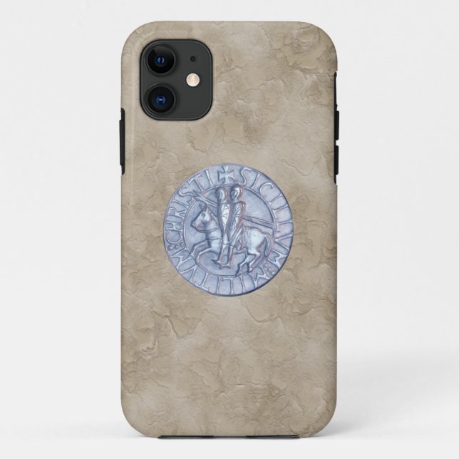 Medieval Seal of the Knights Templar Case-Mate iPhone Case (Back)