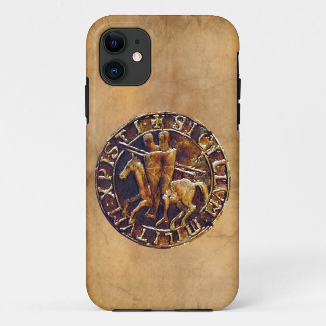 Medieval Seal of the Knights Templar Case-Mate iPhone Case (Back)