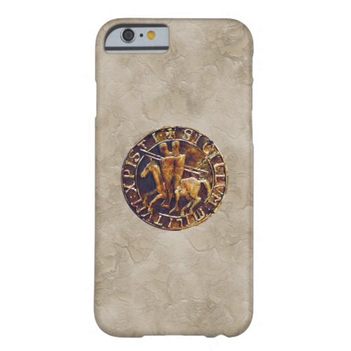 Medieval Seal of the Knights Templar Barely There iPhone 6 Case