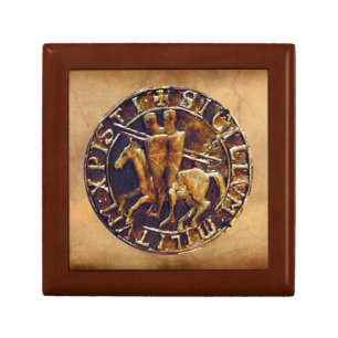 Medieval Seal of the Knights Templar Gift Box