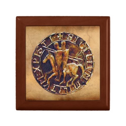 Medieval Seal of the Knights Templar Gift Box