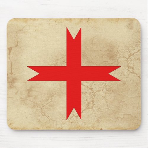 Medieval Seal of the Knights Templar Mouse Pad