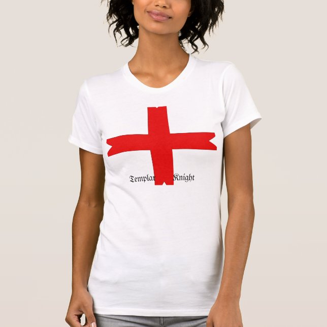 Medieval Seal of the Knights Templar T-Shirt (Front)