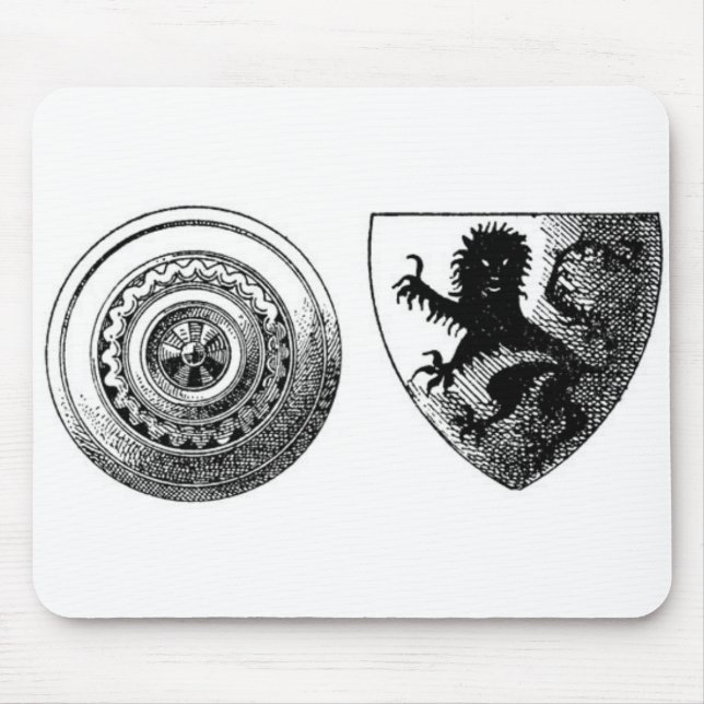 Medieval Shields Mouse Pad (Front)