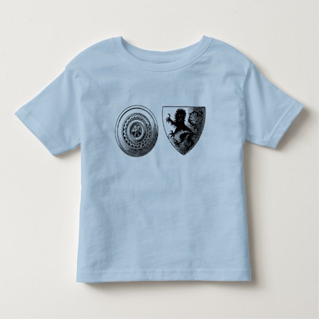 Medieval Shields Toddler's Shirt (Front)