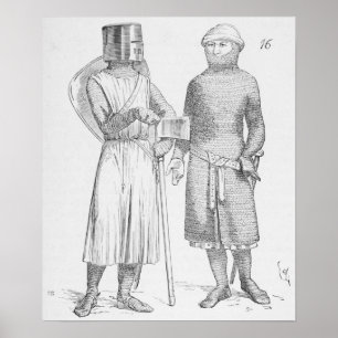 Medieval soldiers poster