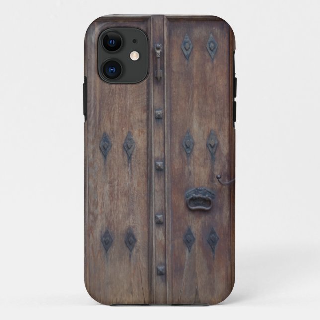  Medieval Spanish Wooden Doo Case-Mate iPhone Case (Back)