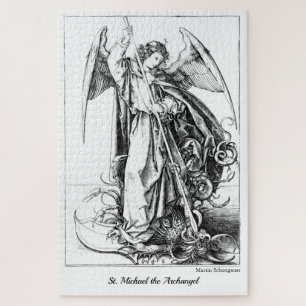 Medieval St. Michael the Archangel Classic Art Jigsaw Puzzle