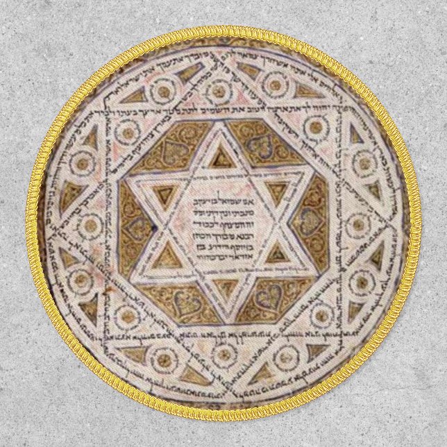 Medieval Star of David Patch (Front)