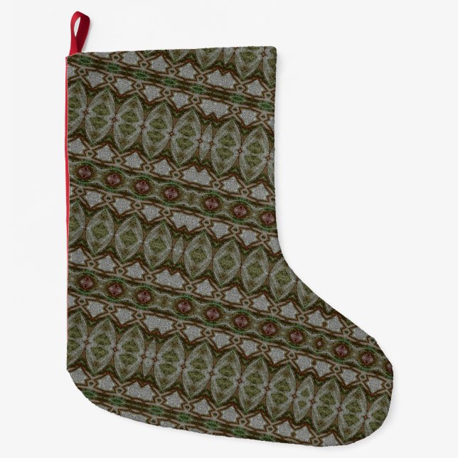 medieval stone variations large christmas stocking (Front)