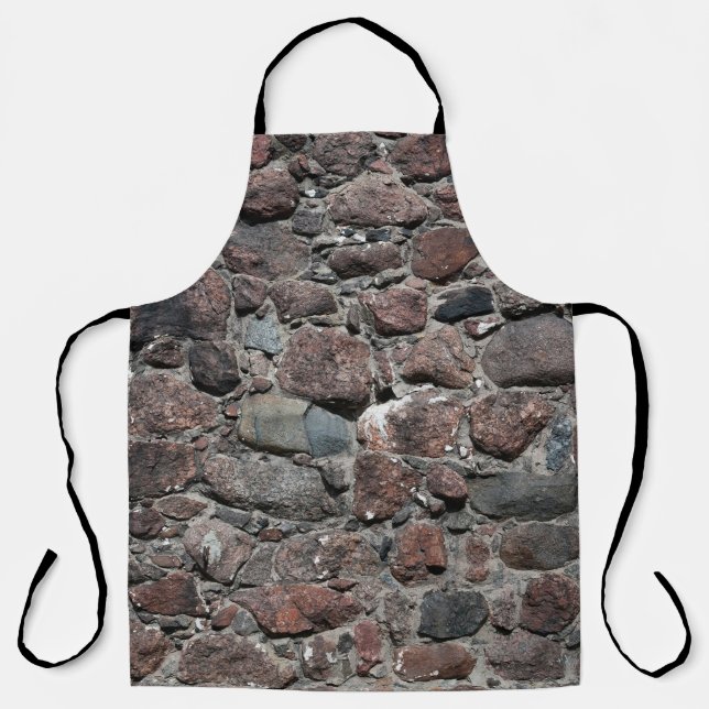 Medieval stone wall texture backgroundabstract, an apron (Front)