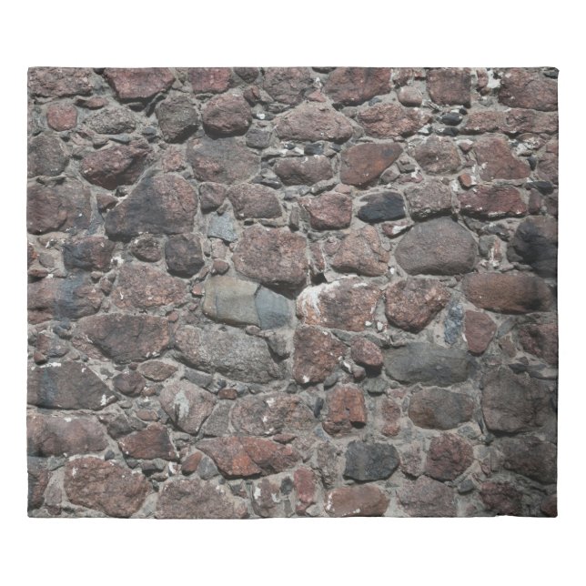 Medieval stone wall texture backgroundabstract, an duvet cover (Front)
