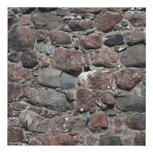 Medieval stone wall texture backgroundabstract an faux canvas print