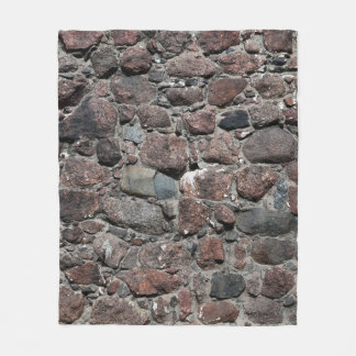 Medieval stone wall texture backgroundabstract, an fleece blanket