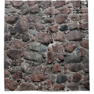 Medieval stone wall texture backgroundabstract, an shower curtain