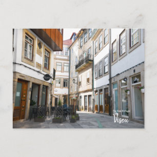 Medieval Street- Viseu Portugal Postcard