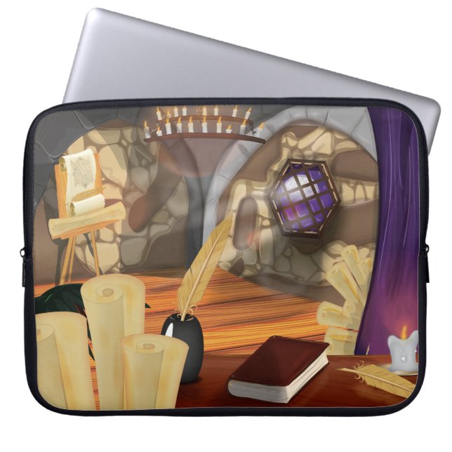 Medieval Study Laptop Sleeve (Front)