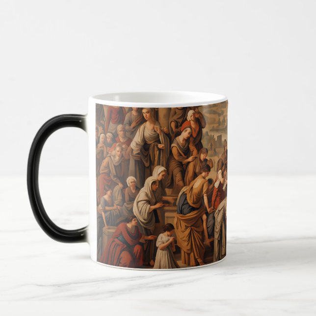 Medieval style mural Mug (Left)