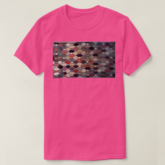 MEDIEVAL STYLE STAINED GLASS WINDOW GOTHIC T-Shirt (Design Front)