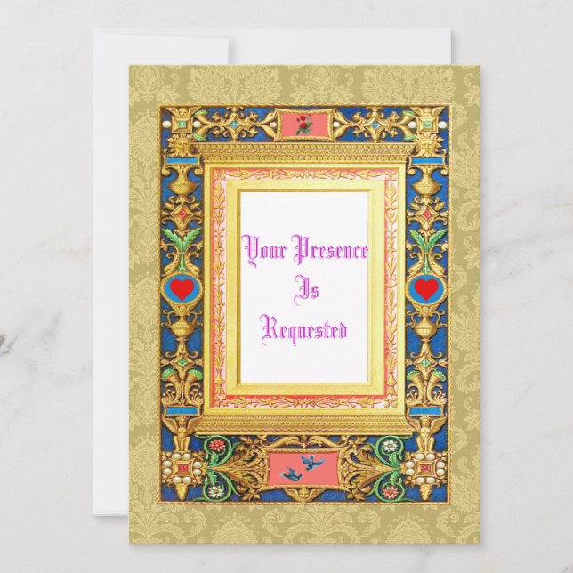 Medieval Style Wedding Invites (Front)