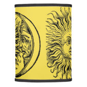 Medieval Sun & Moon Face Lamp Shade (Front)