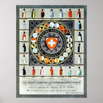 Medieval Swiss Poster by VintageFactory at Zazzle