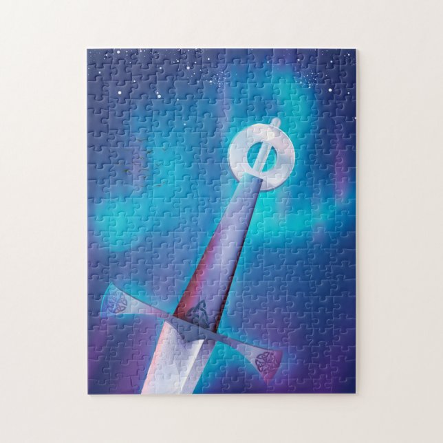 Medieval Sword Jigsaw Puzzle (Vertical)