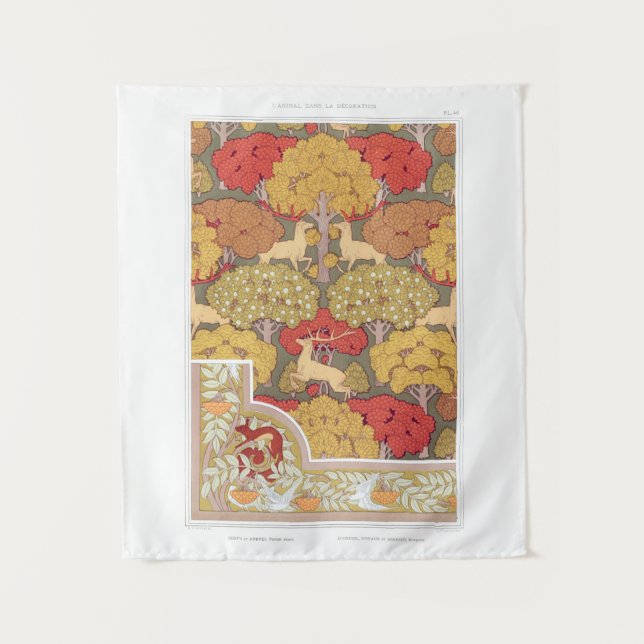 Medieval Tapestry Animal Pattern  (Front)