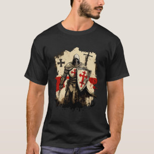 Medieval Templar Knights Christians T-Shirt