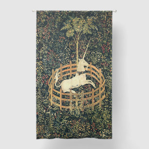 Medieval The Unicorn In Captivity Blackout Curtains