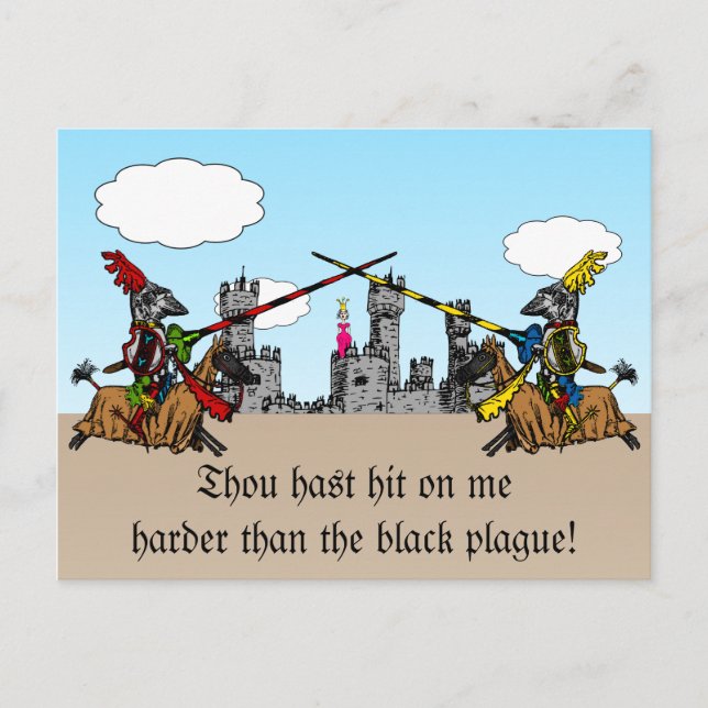 Medieval Times - Love Declaration Postcard (Front)