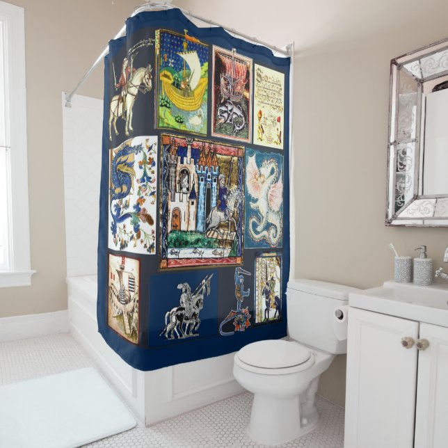 Medieval Times Shower curtain (In Situ)